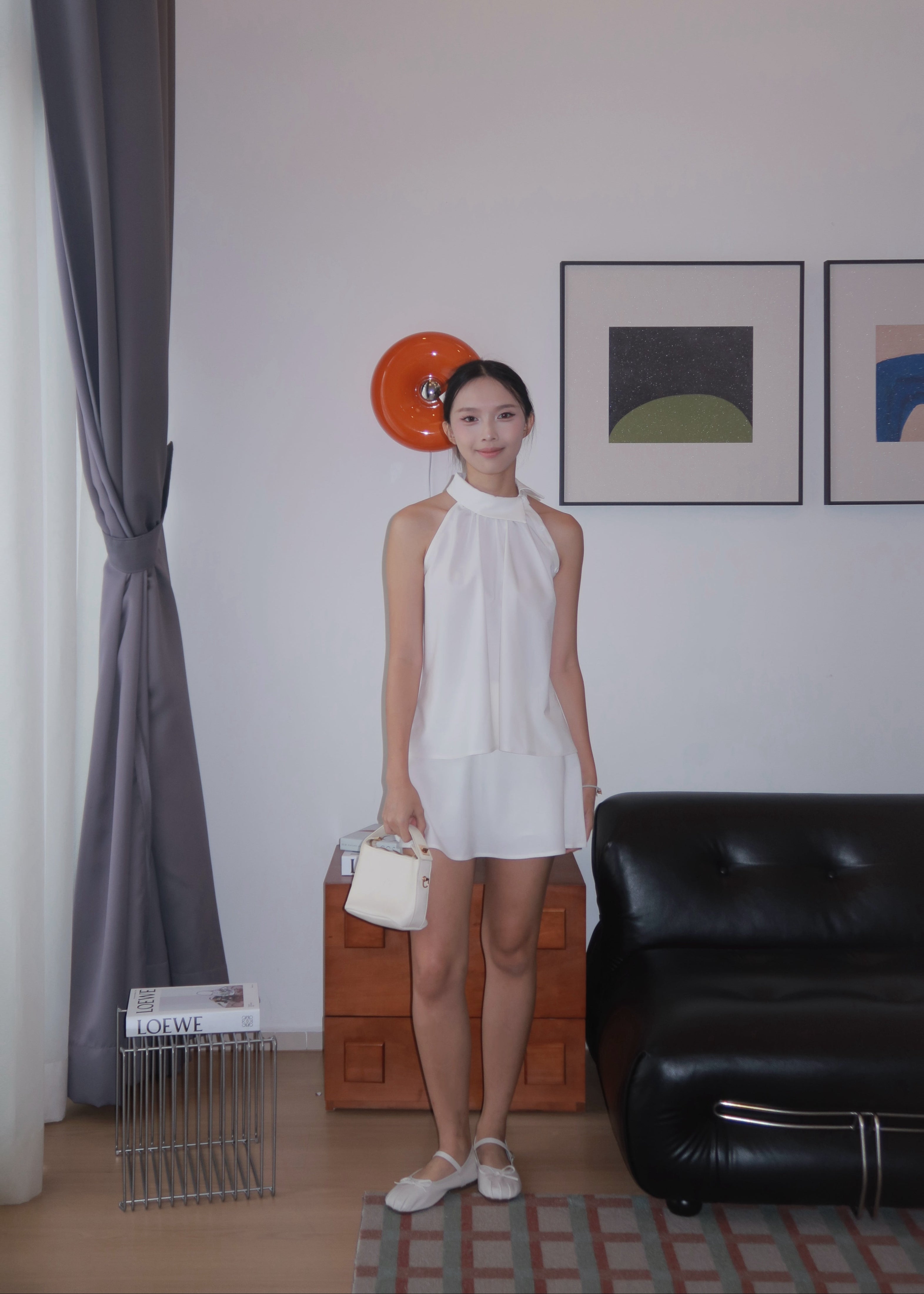 Aura Drape Set - White