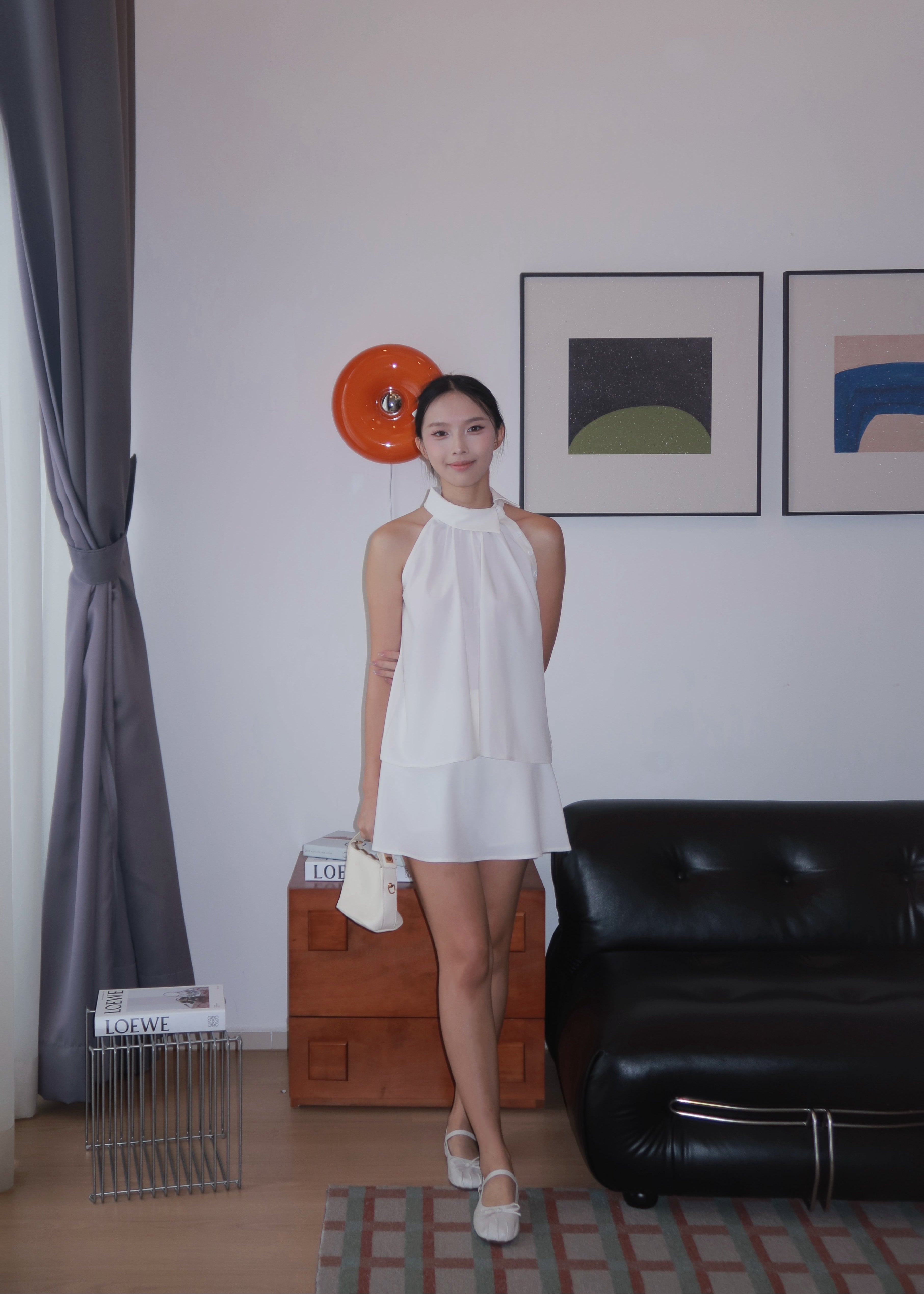 Aura Drape Set - White