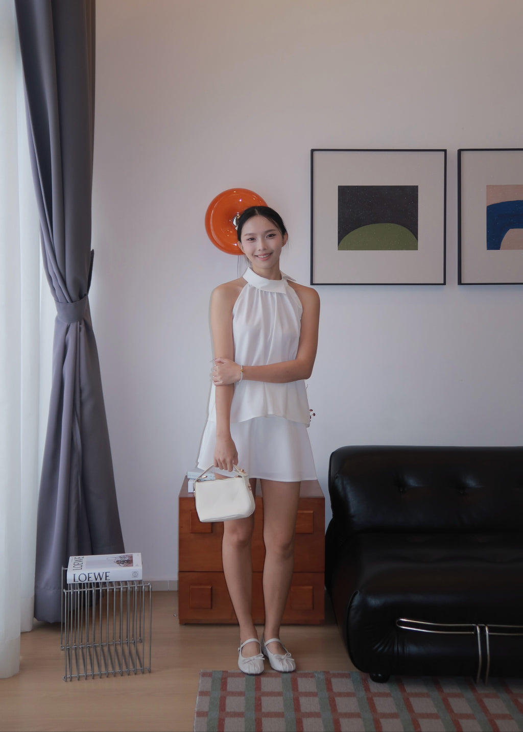 Aura Drape Set - White