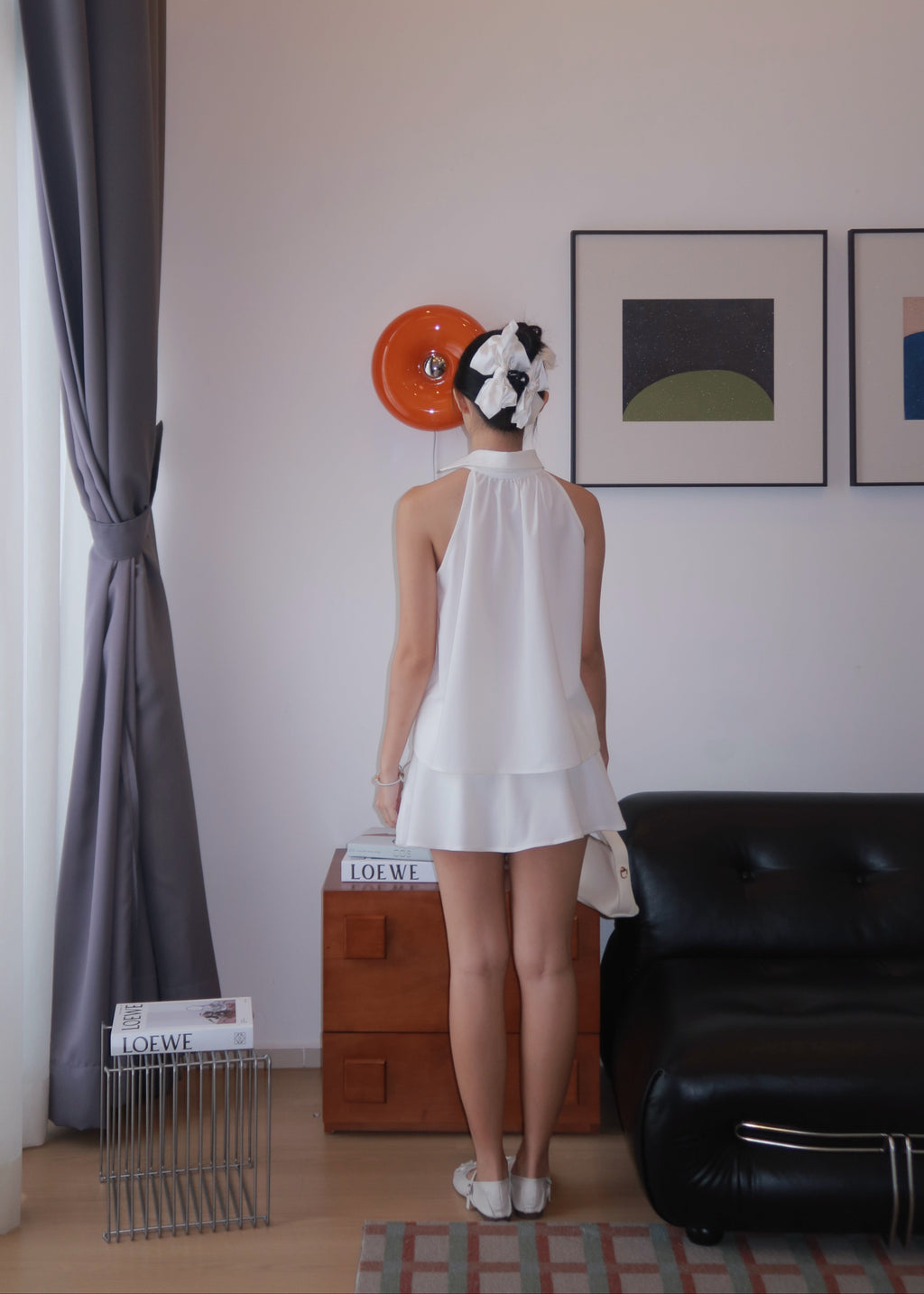 Aura Drape Set - White