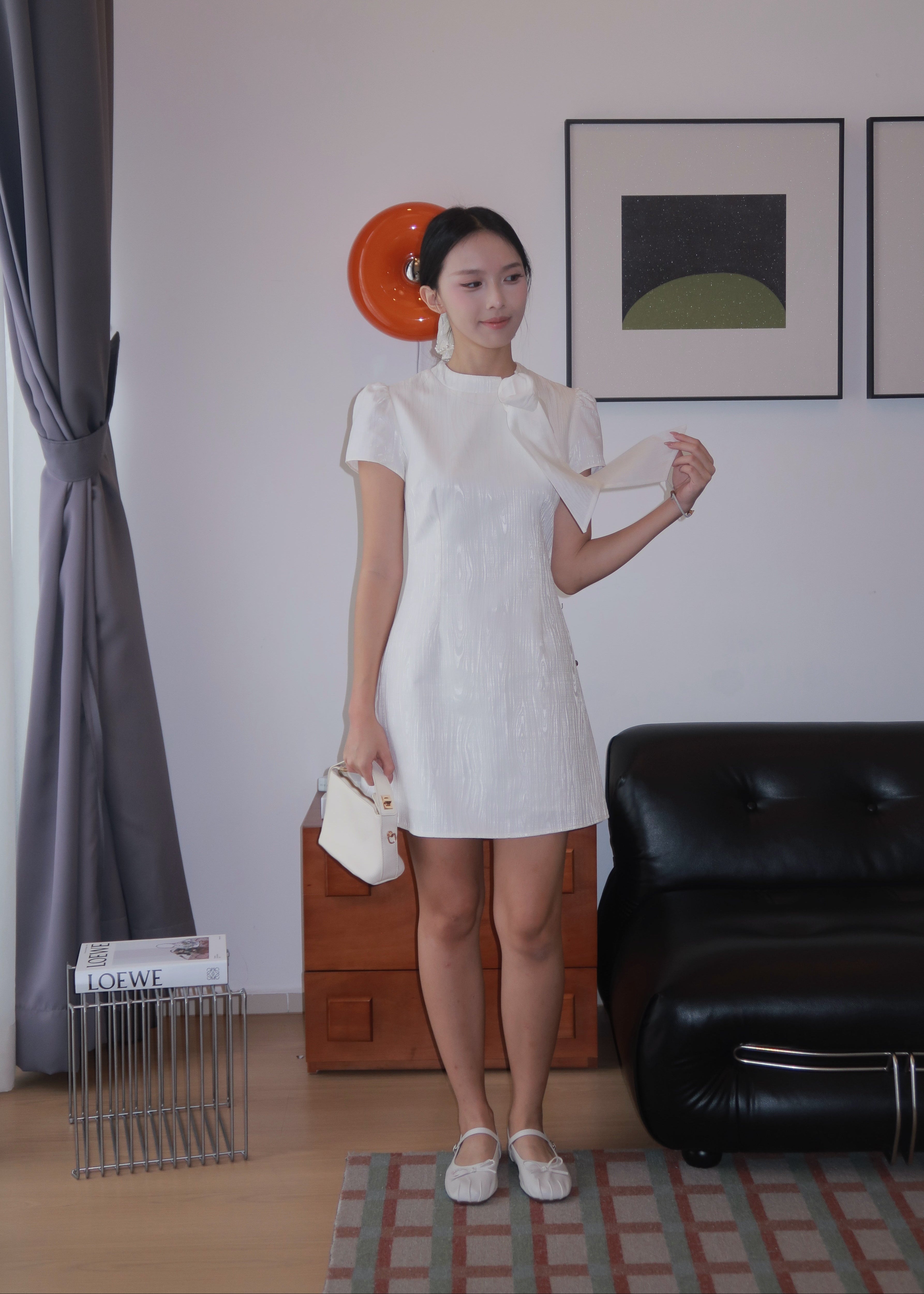 Urban Ribbon Dress - White