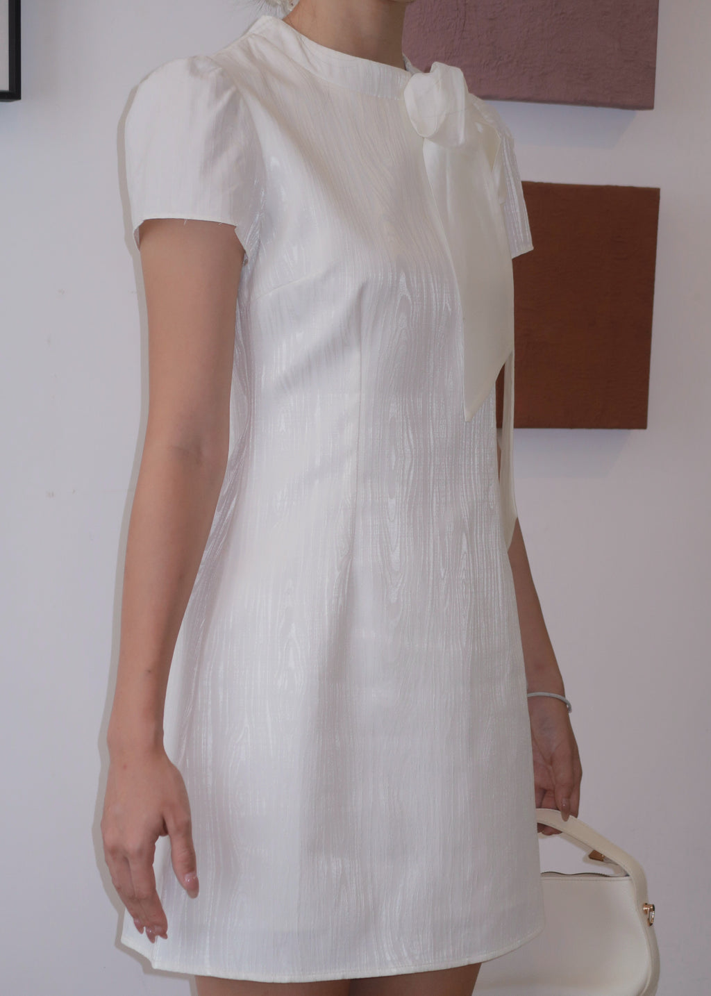 Urban Ribbon Dress - White