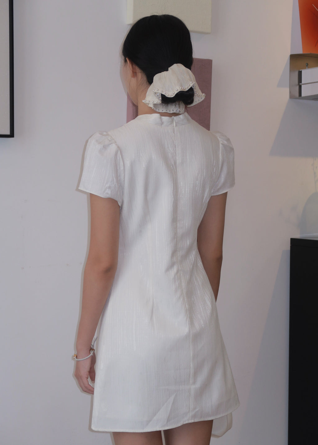 Urban Ribbon Dress - White