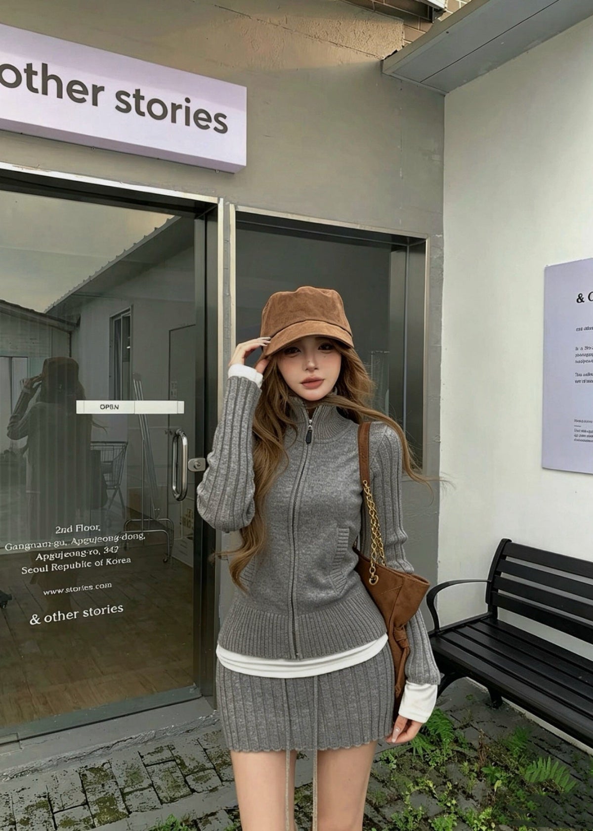 【 Pre-Order】Riley Zip Knit Set