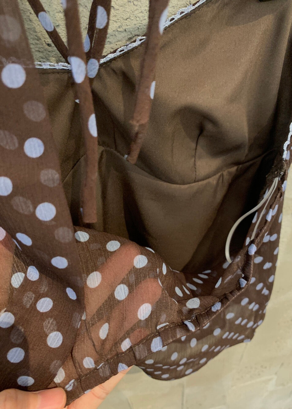 Heidi Polka Two-Piece Set - Mocha