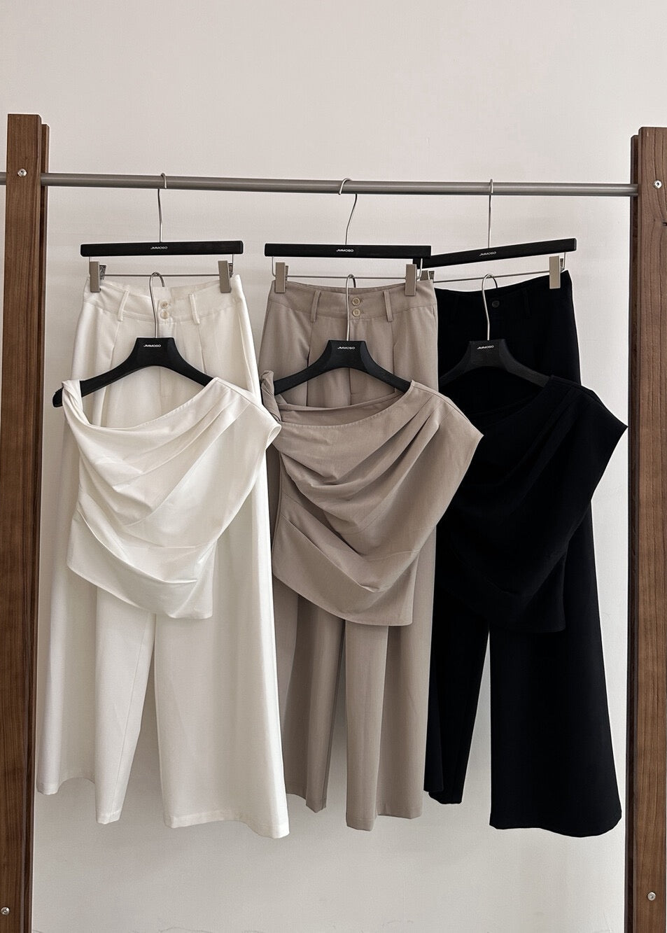 Sienna Drape Set - Black