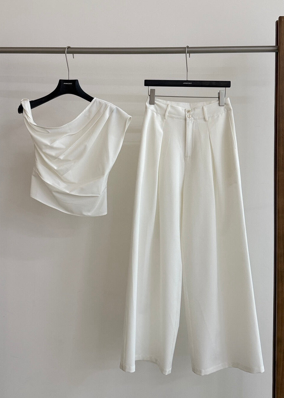 Sienna Drape Set - White