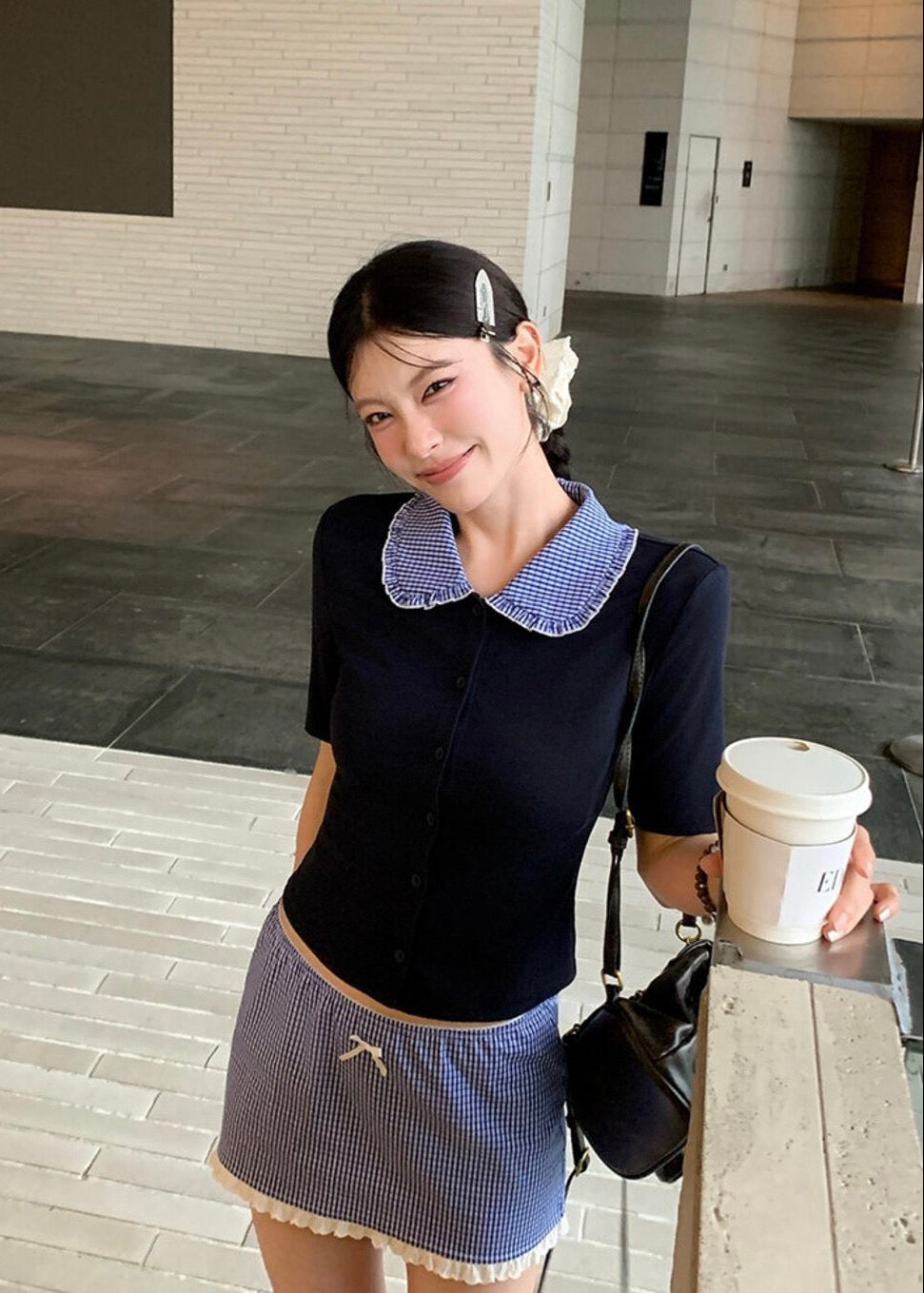 Miu Gingham Set