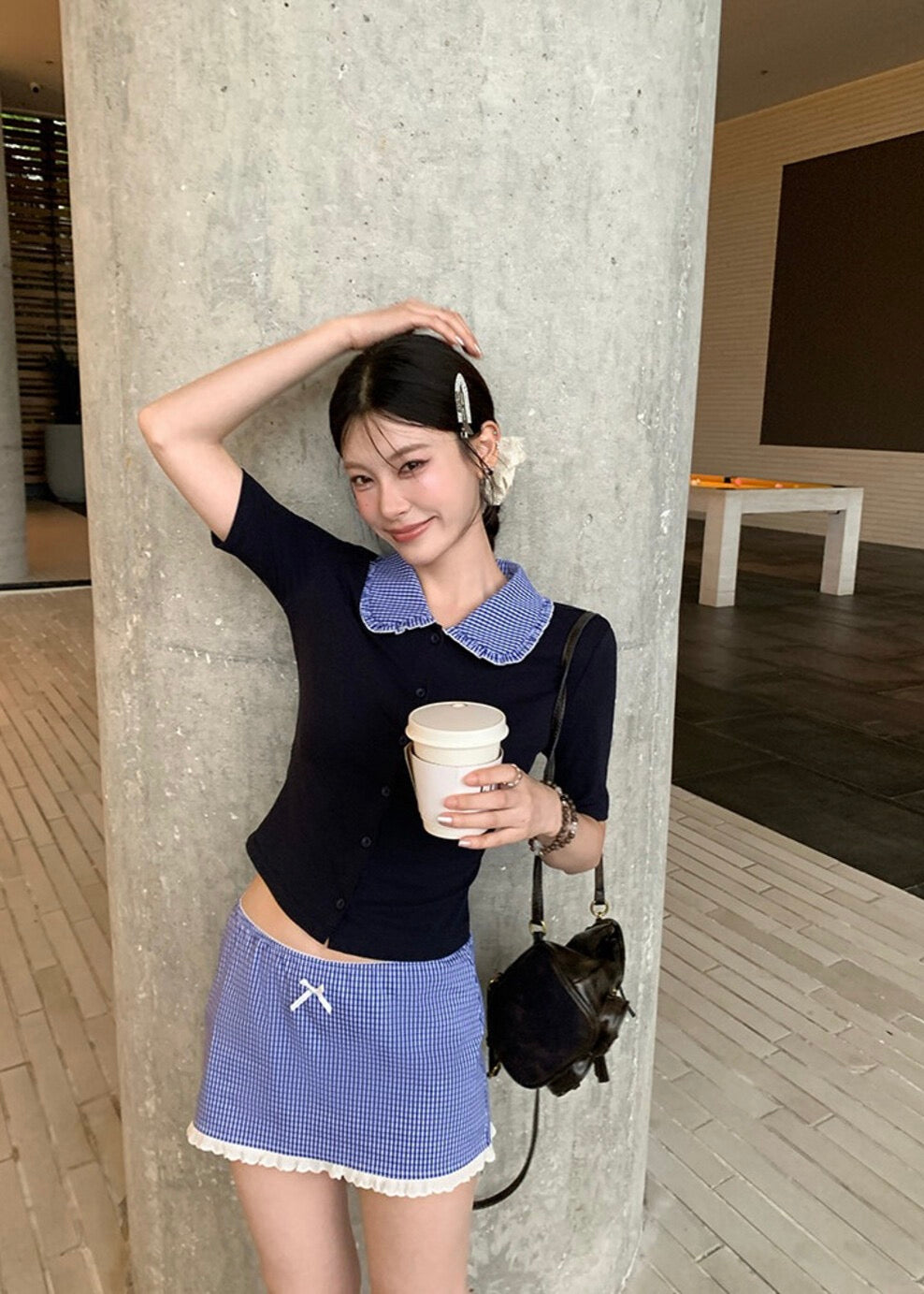 Miu Gingham Set