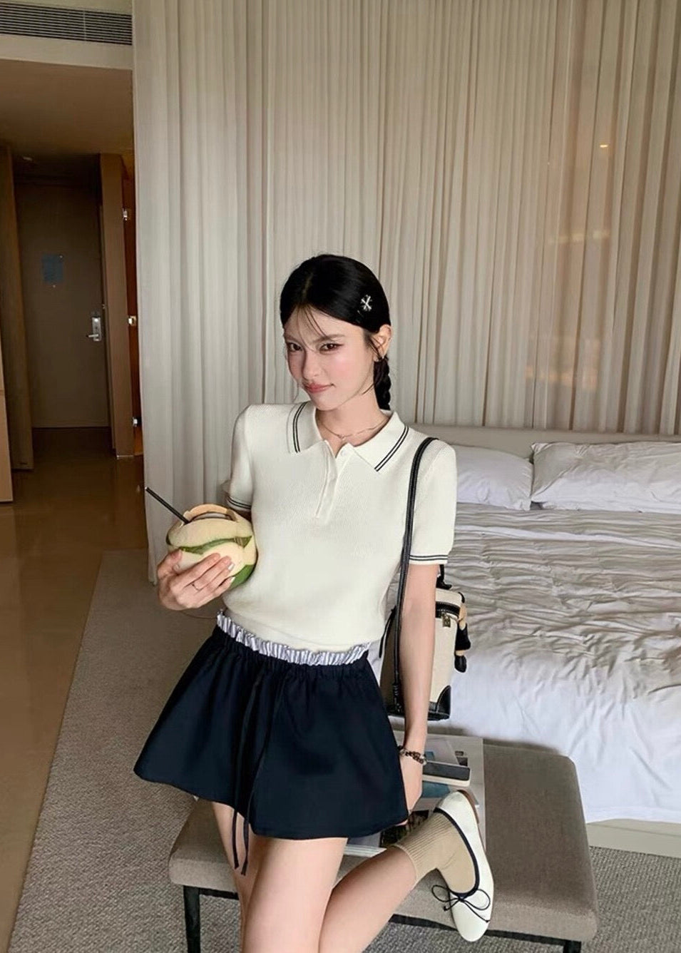 Ivy Polo Knit Set