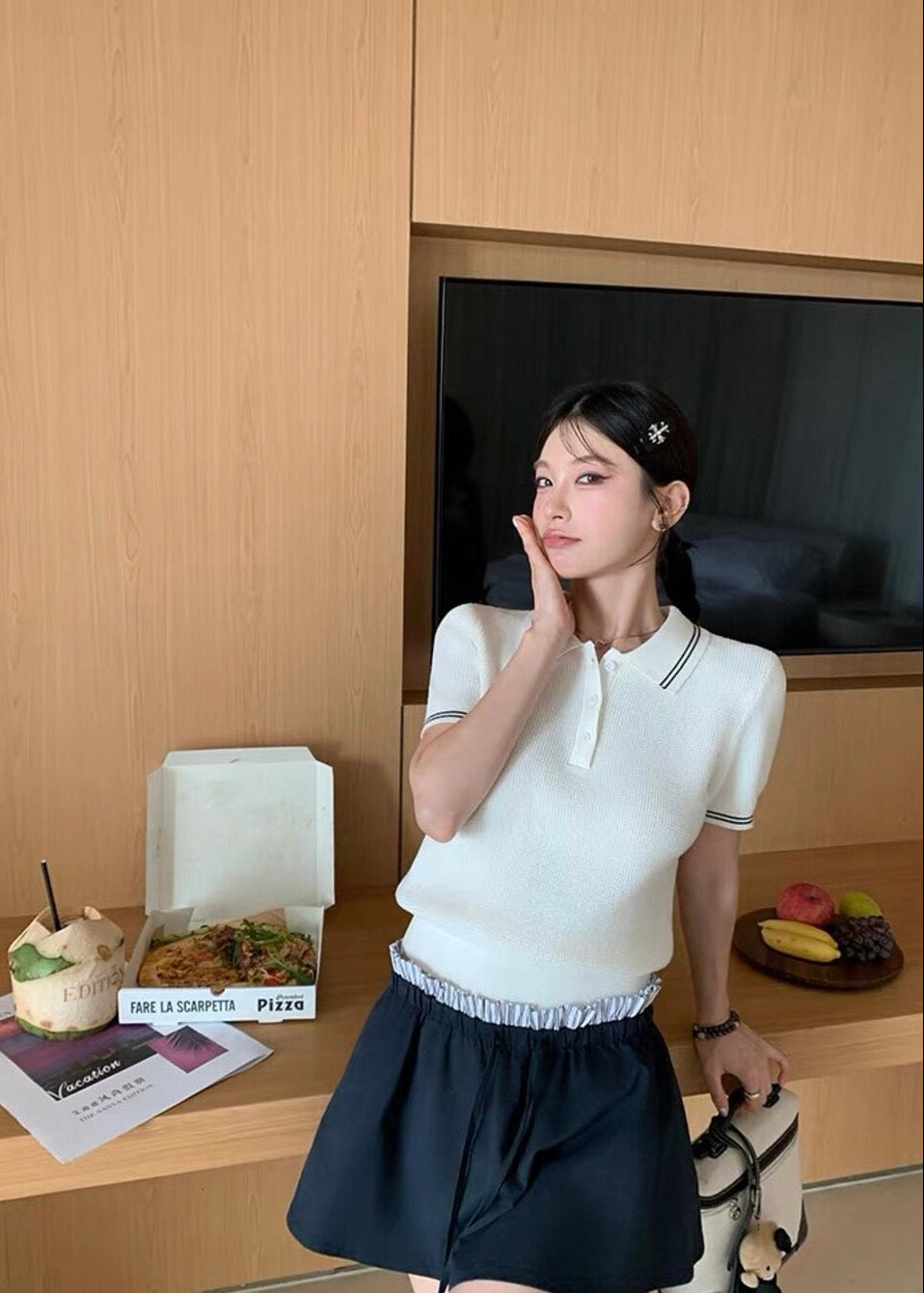 Ivy Polo Knit Set