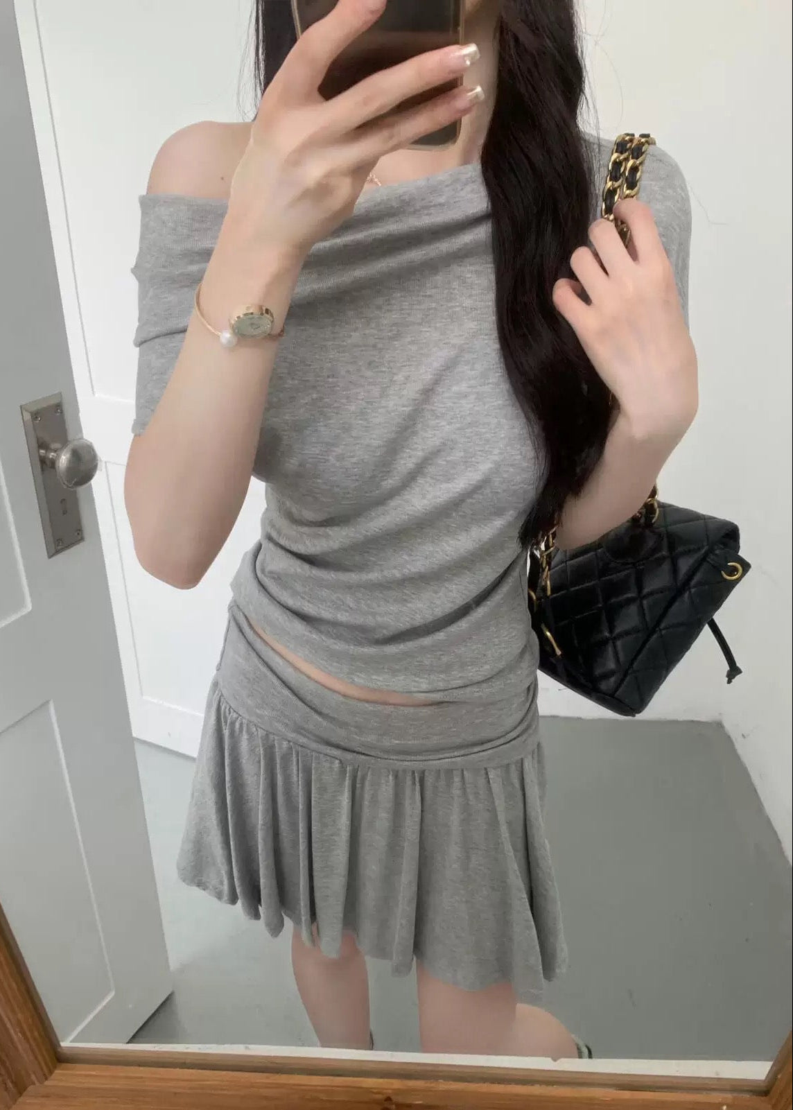 Avery Drape Set - Grey