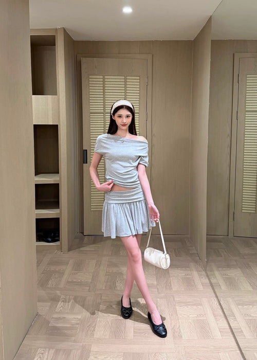 Avery Drape Set - Grey