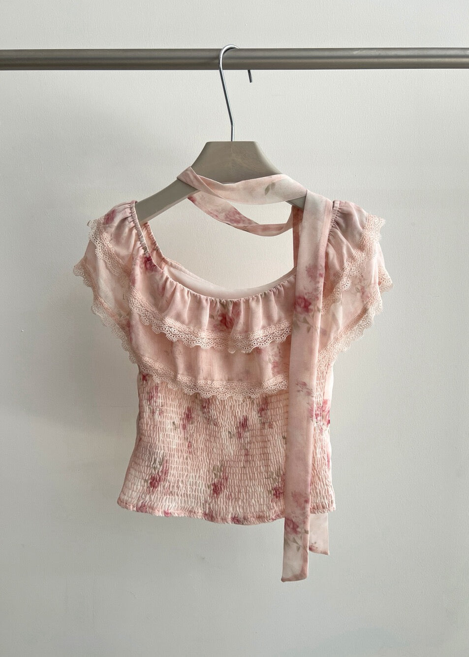 Celeste Lace Top - Pink