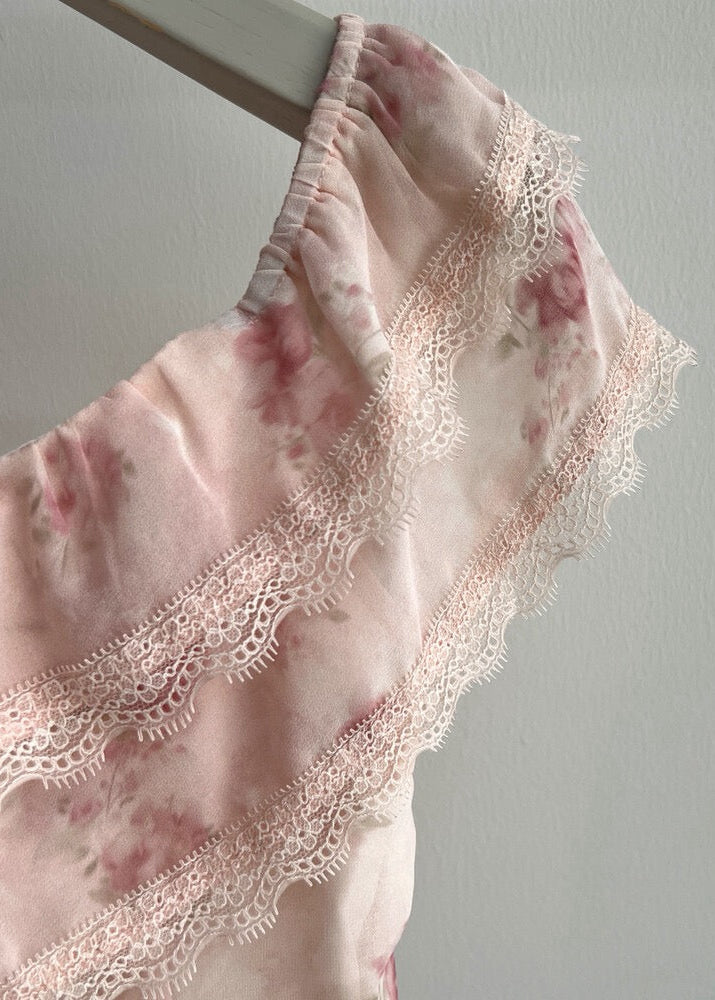 Celeste Lace Top - Pink