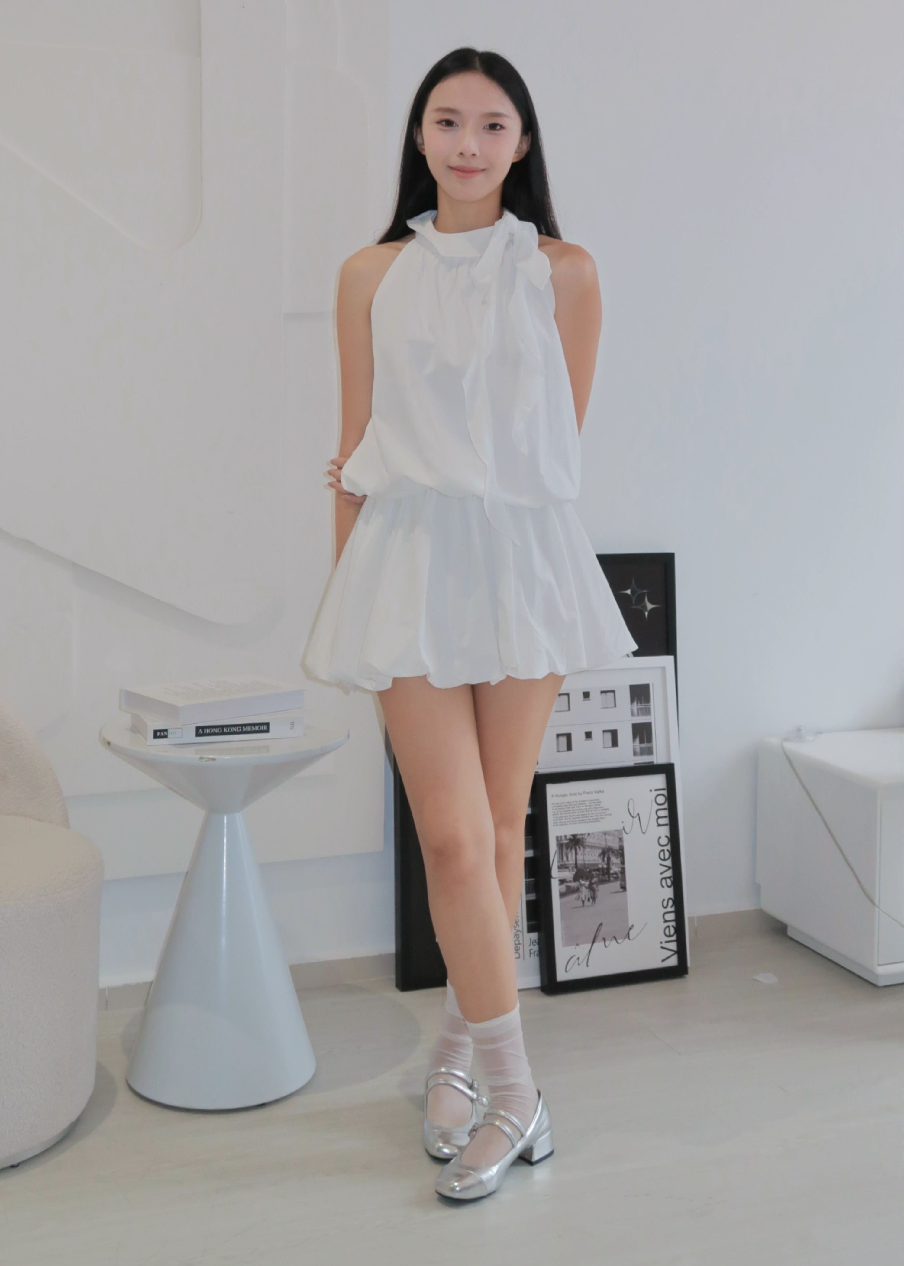 Candy Cloud Dress - White