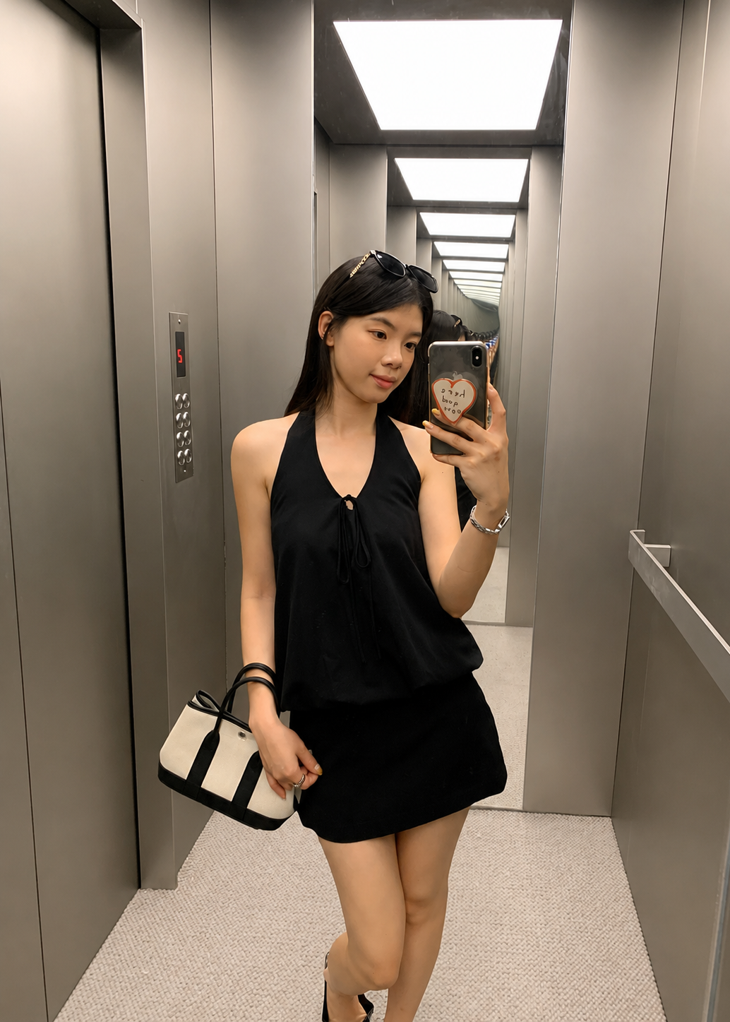 【Pre-Order】Élodie Halter Set - Black