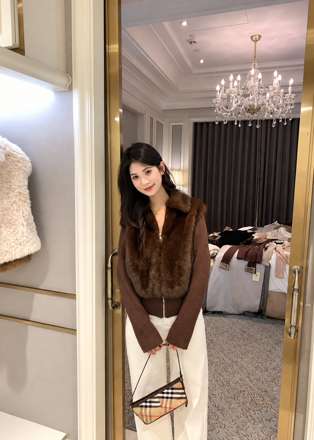 【 Pre-Order】Blair Faux Fur Jacket