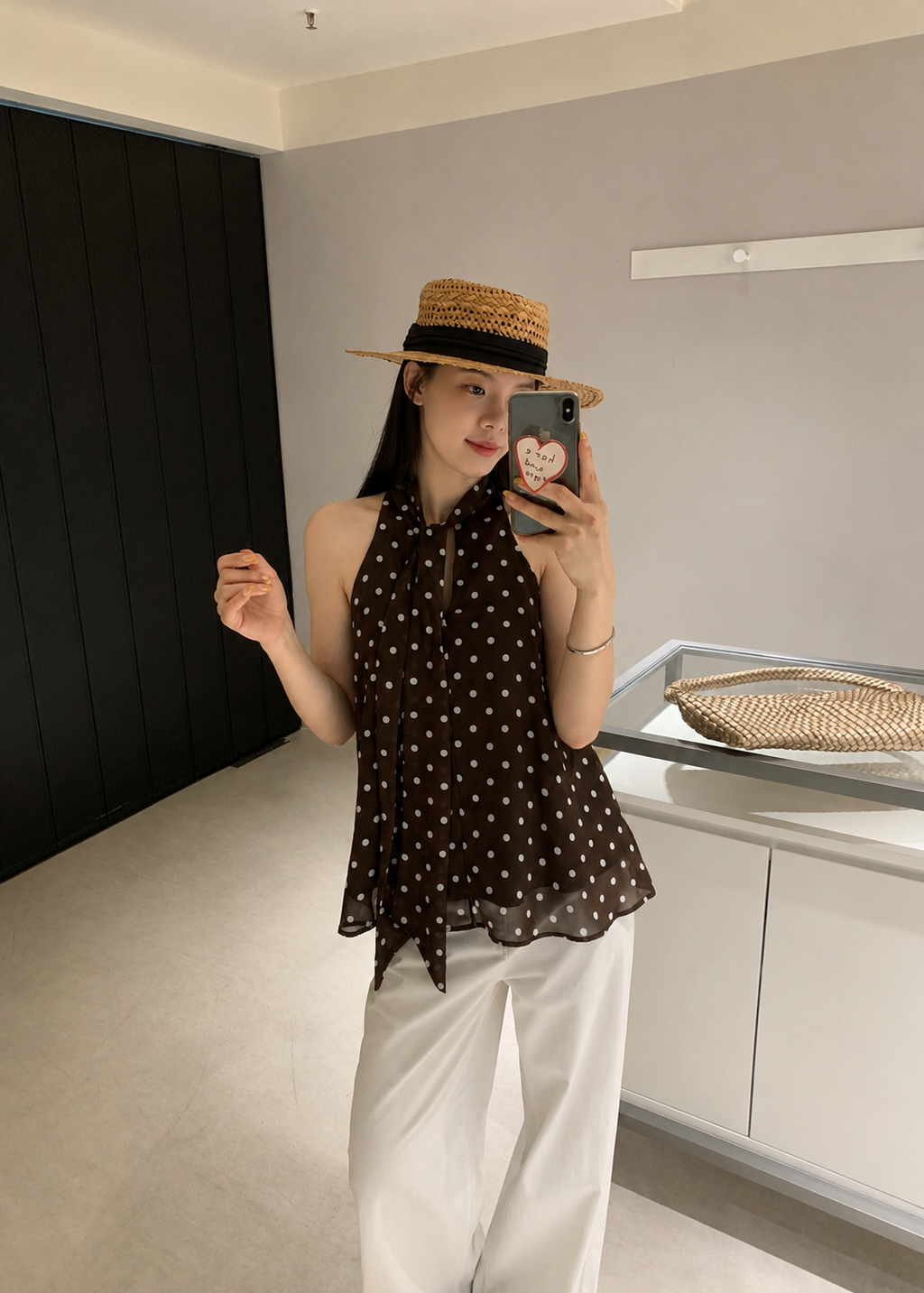 【Pre-Order】Noelle Polka Top