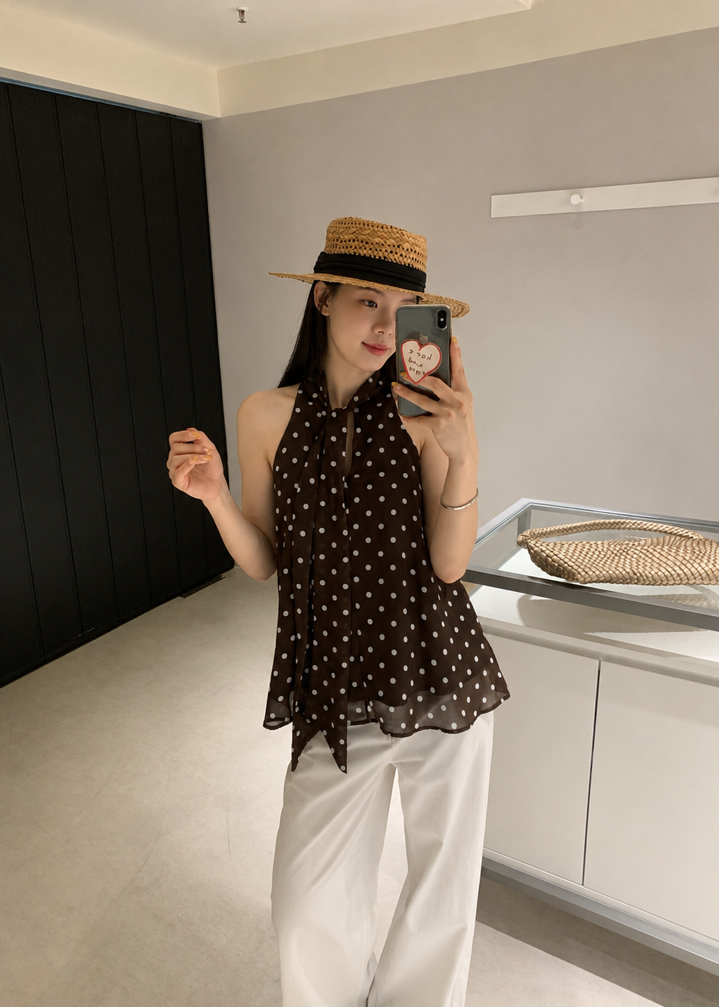 【Pre-Order】Noelle Polka Top