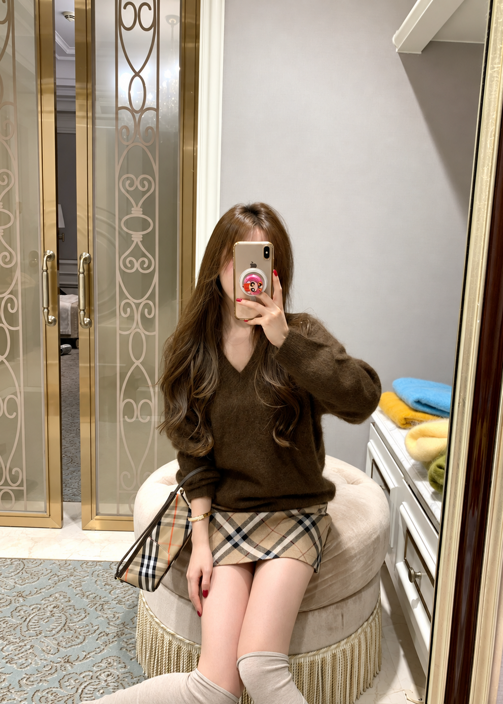 【 Pre-Order】Basic V-Neck Knit Top