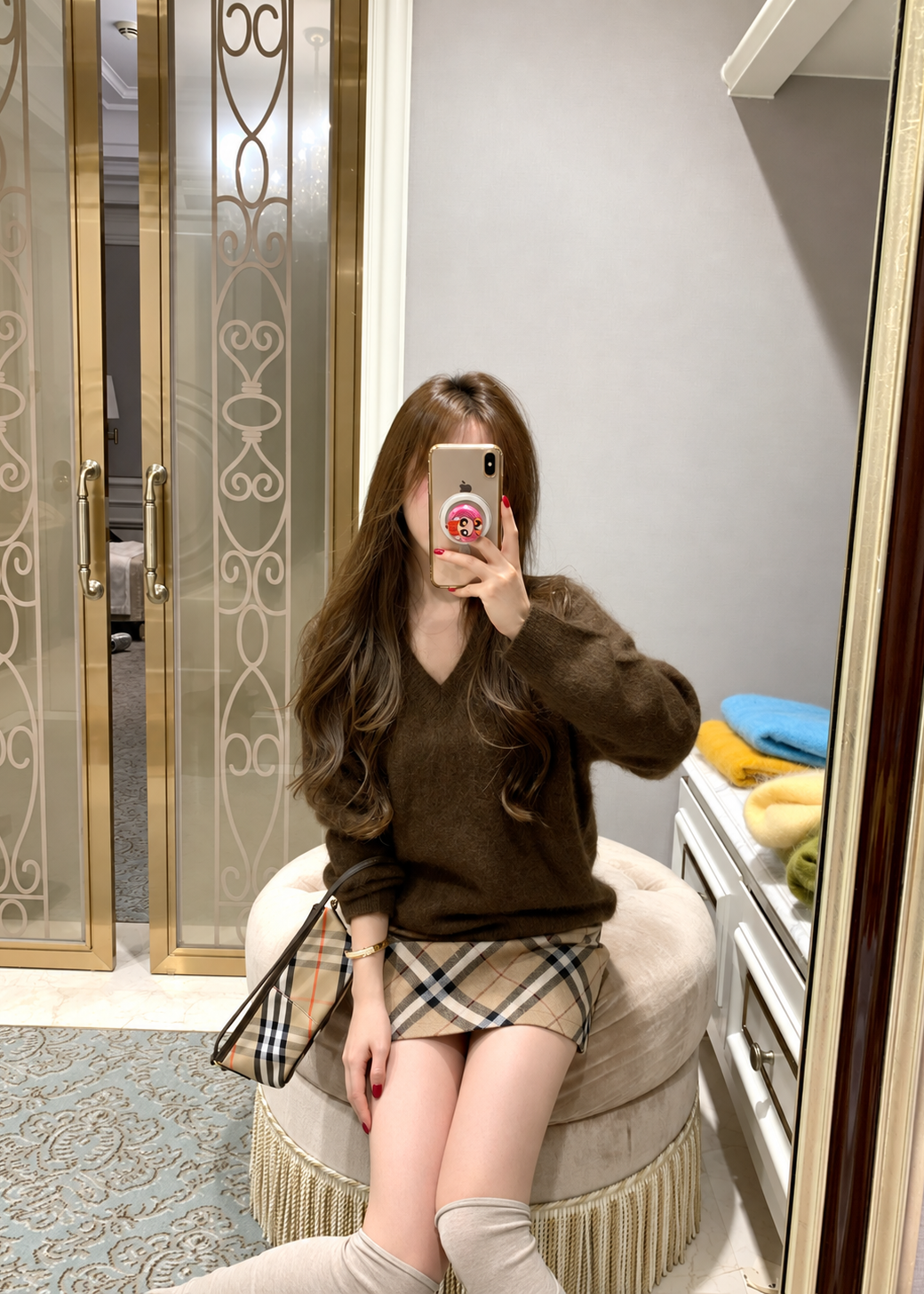 【 Pre-Order】Basic V-Neck Knit Top