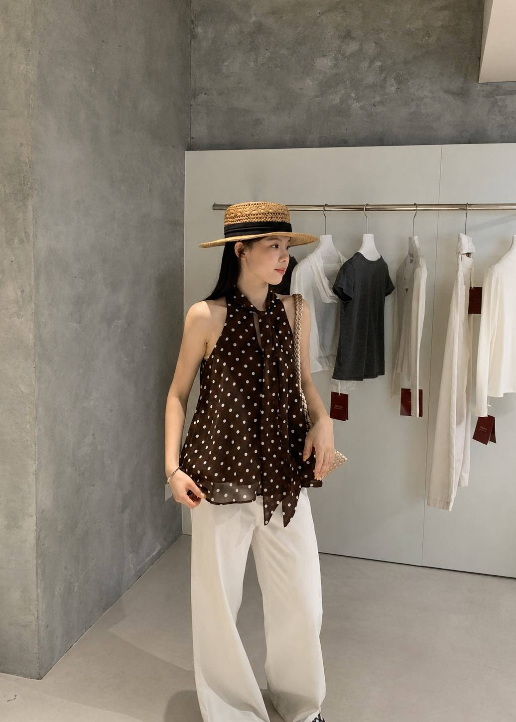【Pre-Order】Noelle Polka Top