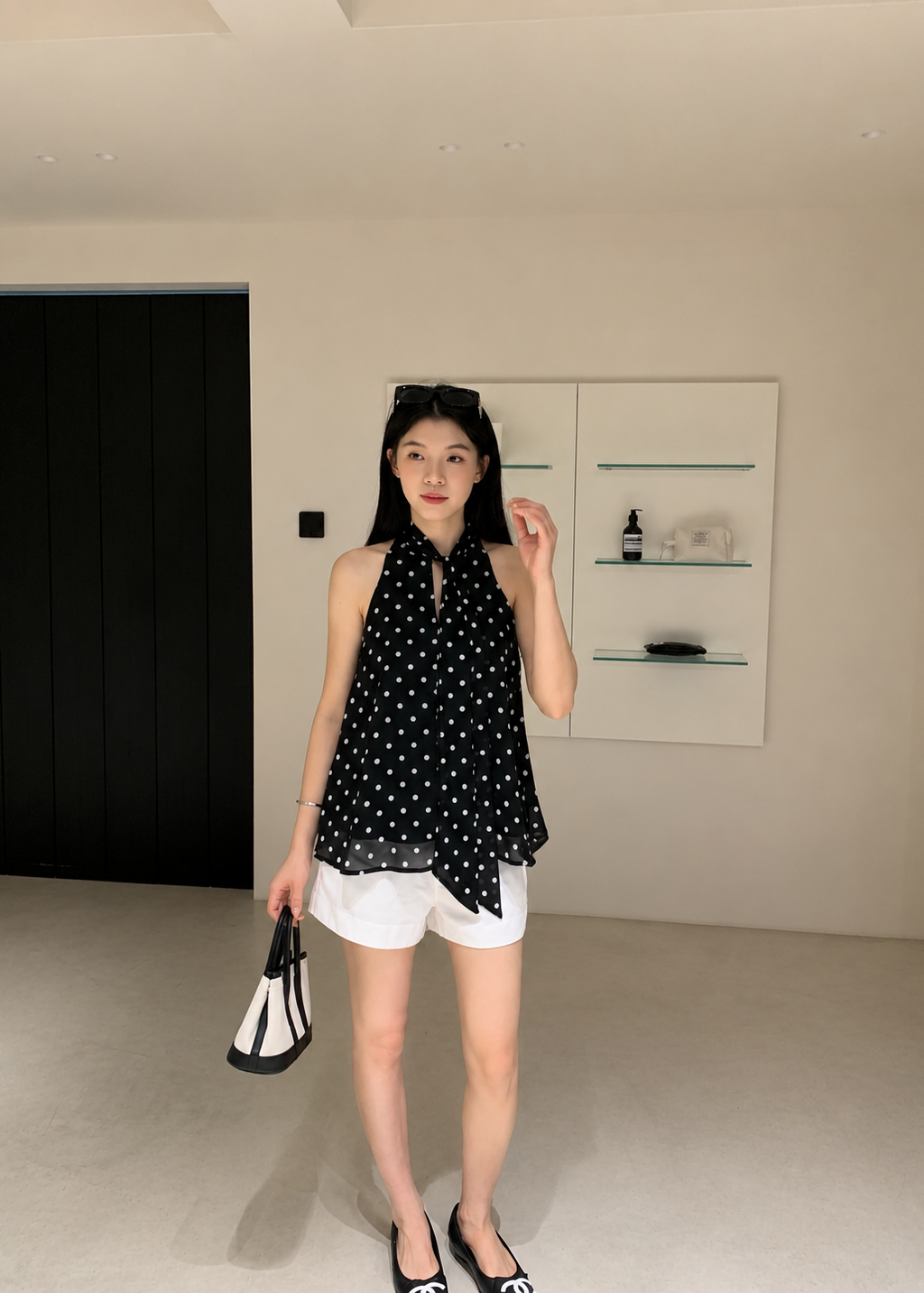 【Pre-Order】Noelle Polka Top