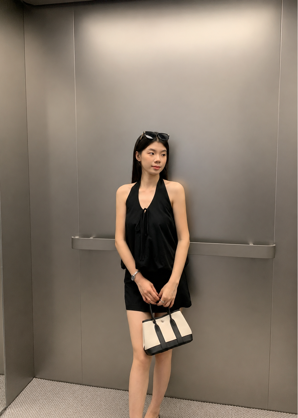 【Pre-Order】Élodie Halter Set - Black