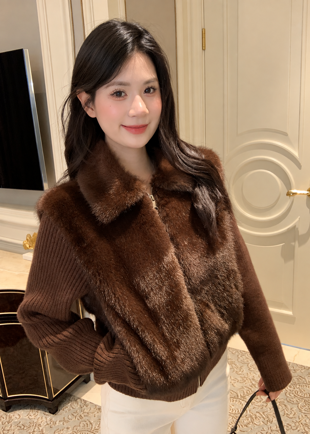 【 Pre-Order】Blair Faux Fur Jacket