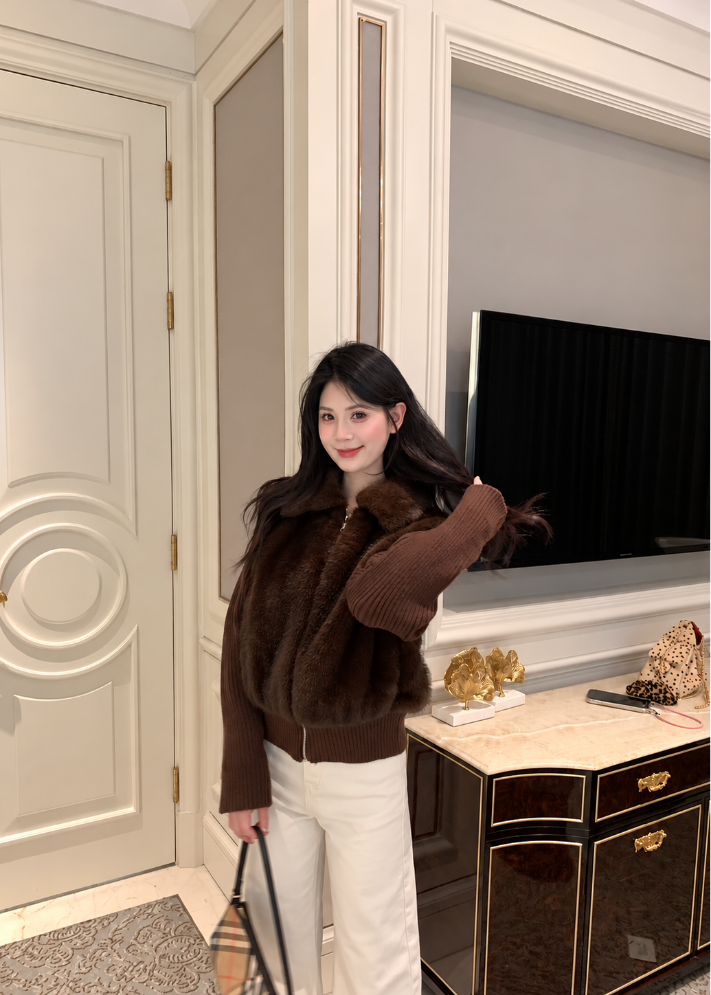 【 Pre-Order】Blair Faux Fur Jacket