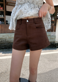 【Pre-Order】Daisy Stitch Shorts (Suede)