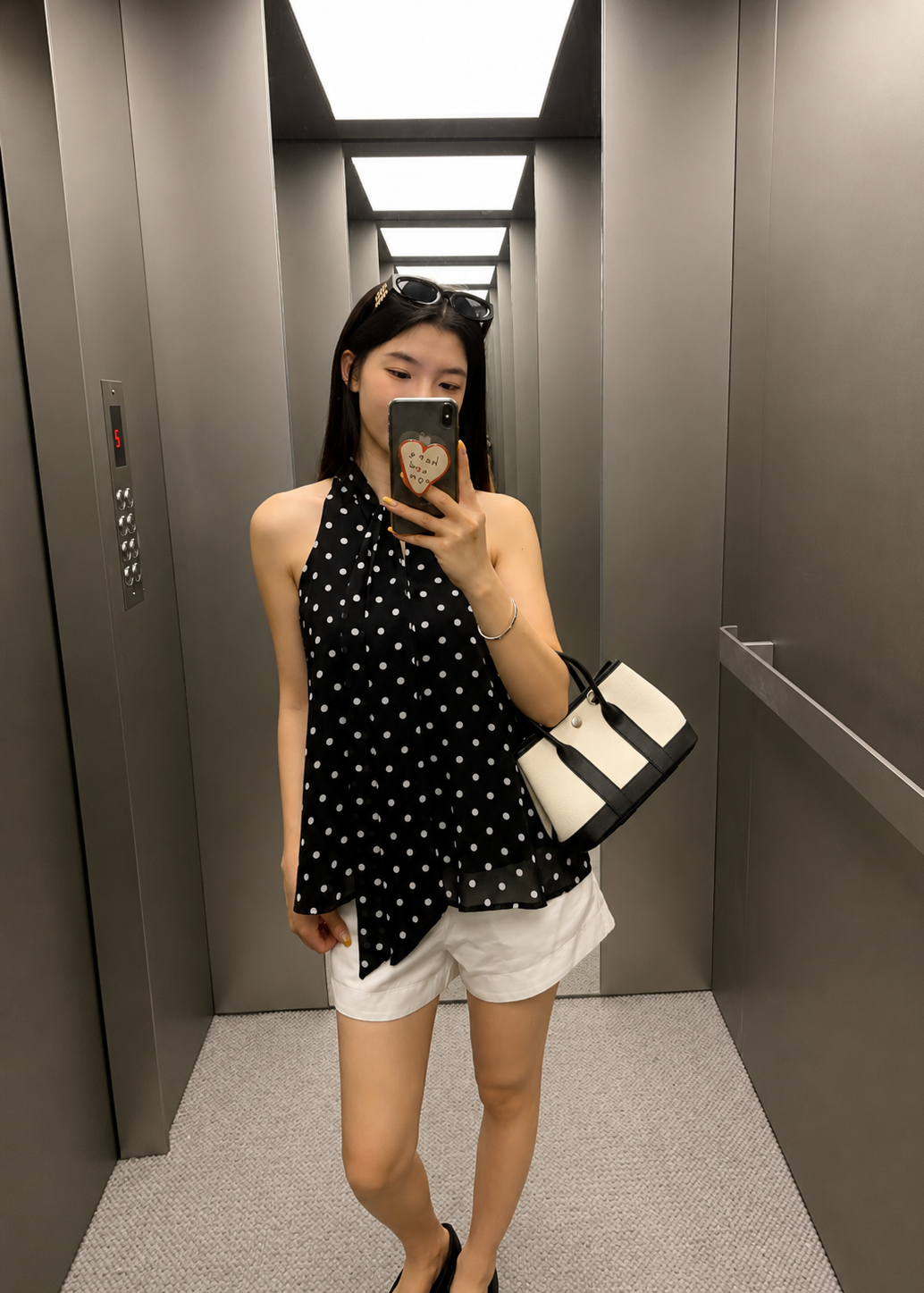 Noelle Polka Top