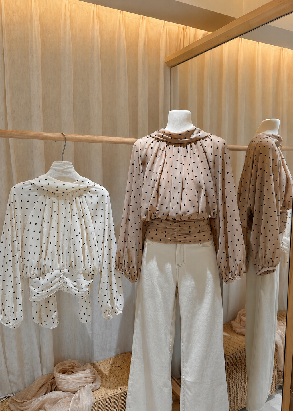 【Pre-Order】Amélie Polka Top