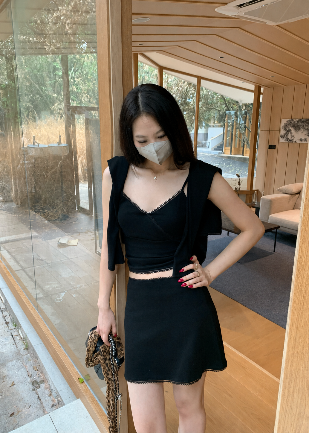 【Pre-Order】Vivienne Lace Set (Padded) - Black